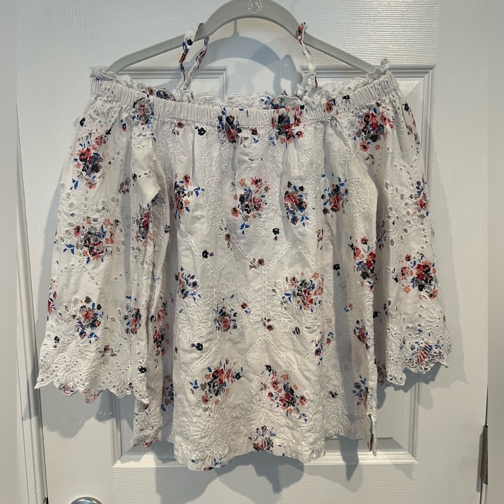 Loft Cold Shoulder Blouse